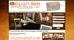 Desktop Screenshot of desertgemestatesales.com